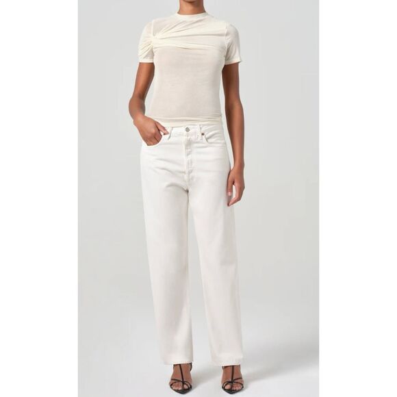 Agolde Straight Leg High Rise Jeans - Picture 1 of 6